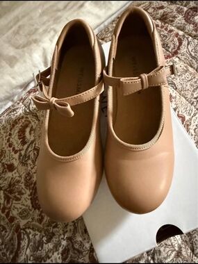 Weissman Caramel Matte Mary Jane Tap Shoes Size 12.5 C
